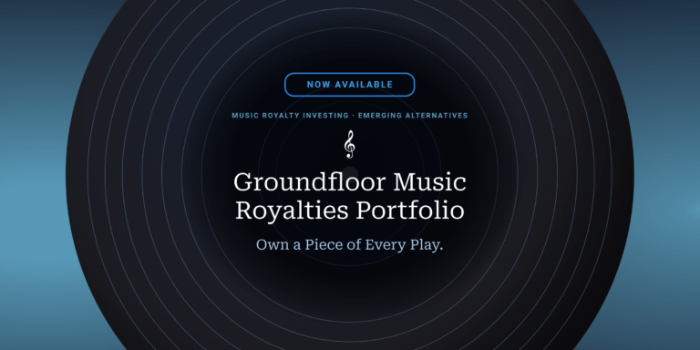 Groundfloor Launches Music Royalties Portfolio with 12–15% Target Net IRR