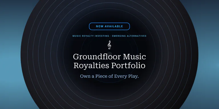 Groundfloor Launches Music Royalties Portfolio with 12–15% Target Net IRR